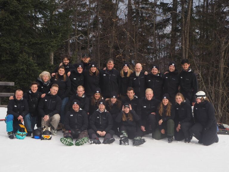 TeamPBN Wintersport groepsfoto
